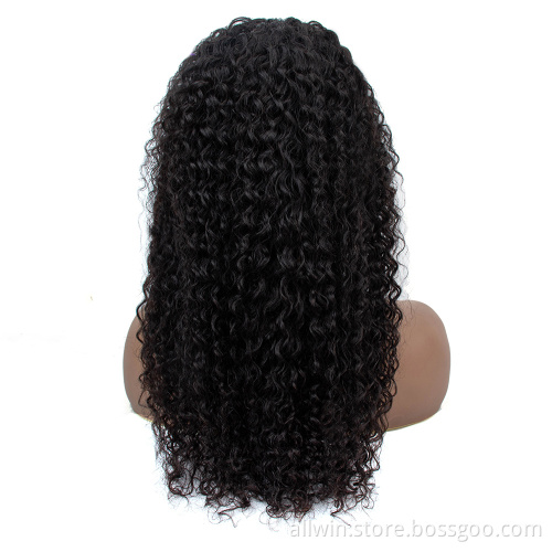 180% Density Human Lace Front Wigs, 10A Grade Silky Straight Pre Plucked 13x4 13x6 Transparent Frontal Raw Indian Hair Wig